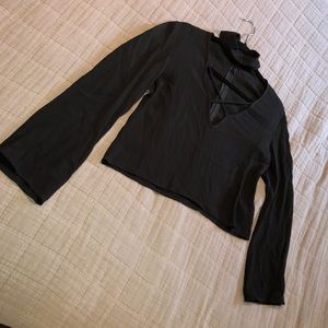 Olivaceous - Choker Blouse